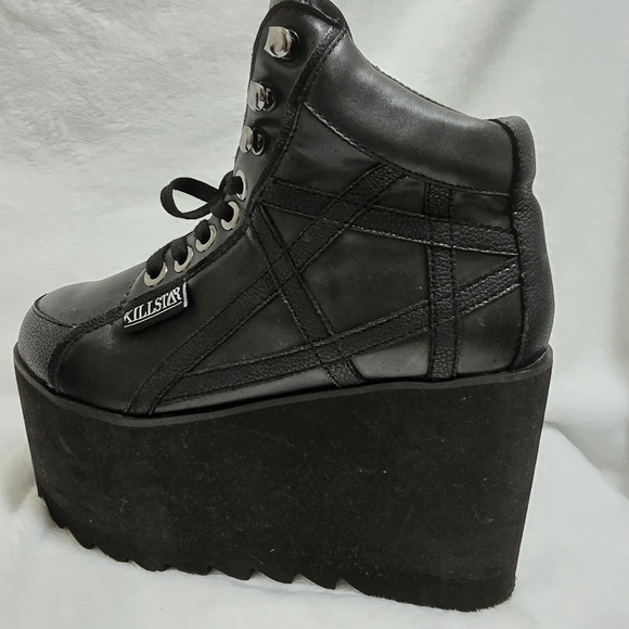 KILLSTAR BOOTS size 6 Alternative Goth Costume Play COSPLAY Black - Picture 3 of 8
